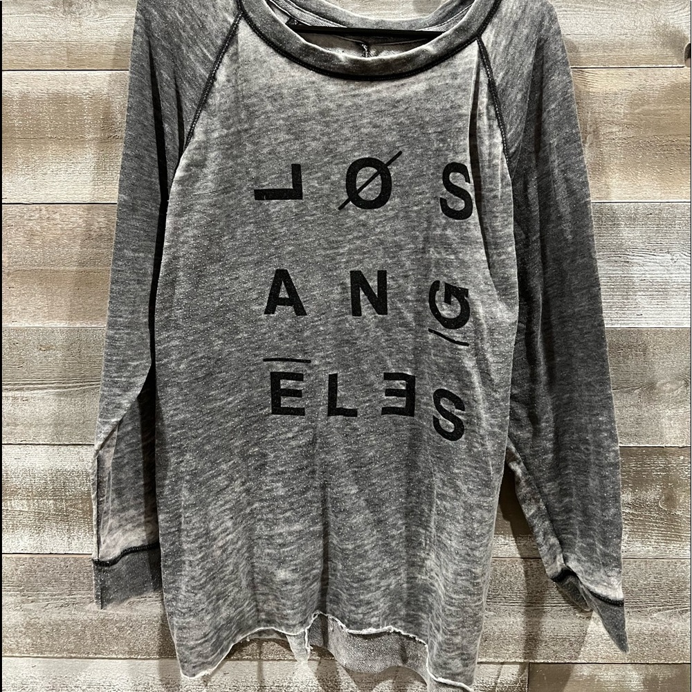 Oversized Los Angeles  tunic style tee…Large